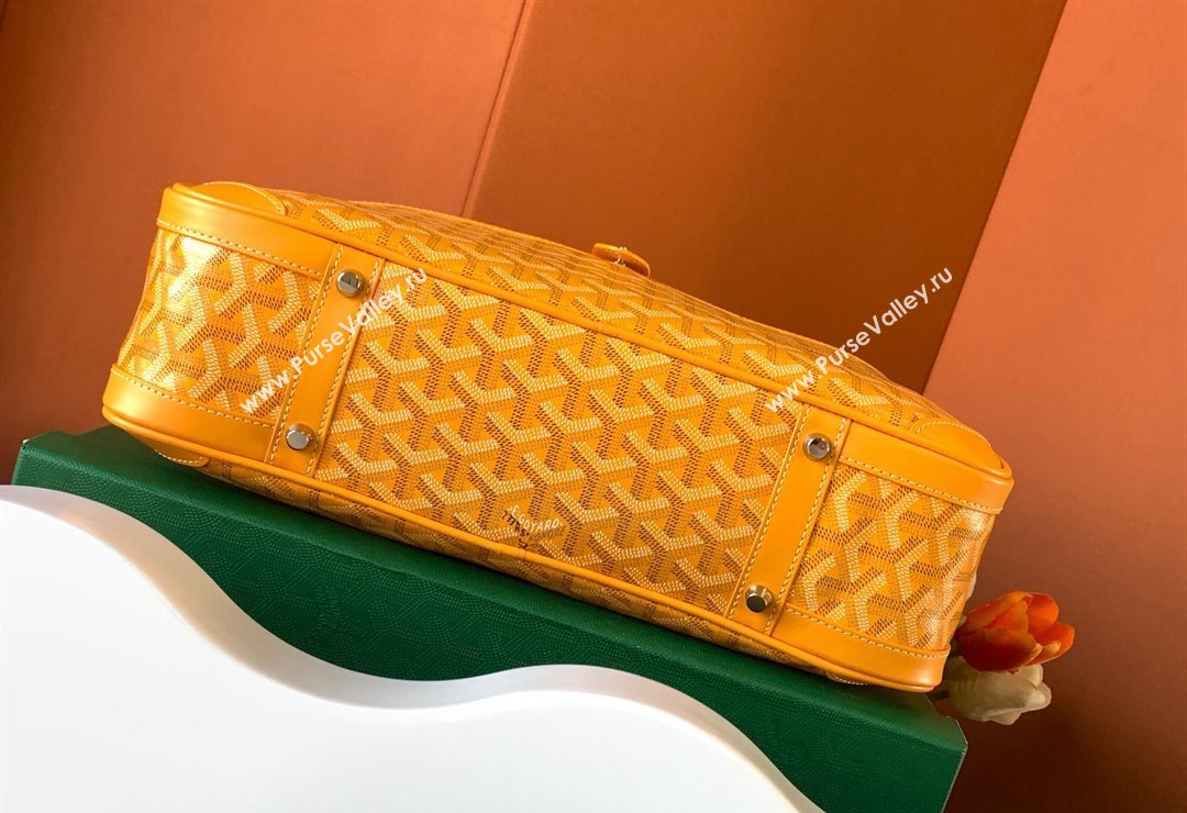 Goyard Large Vintage Bowling Bag Yellow 2023 GY8824 (ZHANG-231115108)