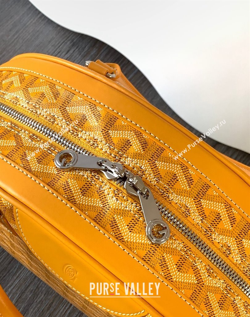 Goyard Large Vintage Bowling Bag Yellow 2023 GY8824 (ZHANG-231115108)