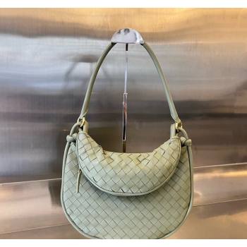 Bottega Veneta Medium Gemelli Shoulder Bag in Intrecciato Leather Travertine Green 2023 764281 (WT-231116011)