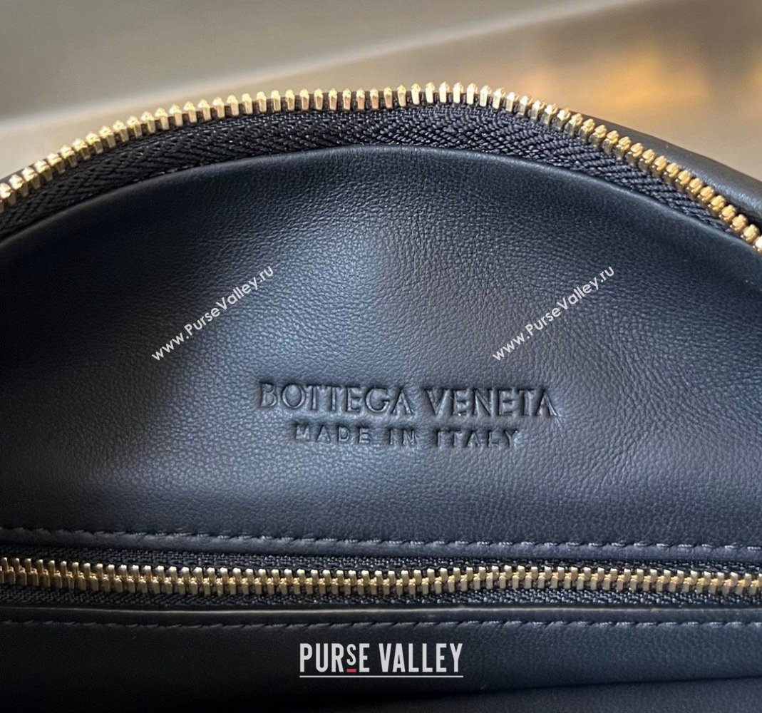 Bottega Veneta Medium Gemelli Shoulder Bag in Intrecciato Leather Black 2023 764281 (WT-231116013)