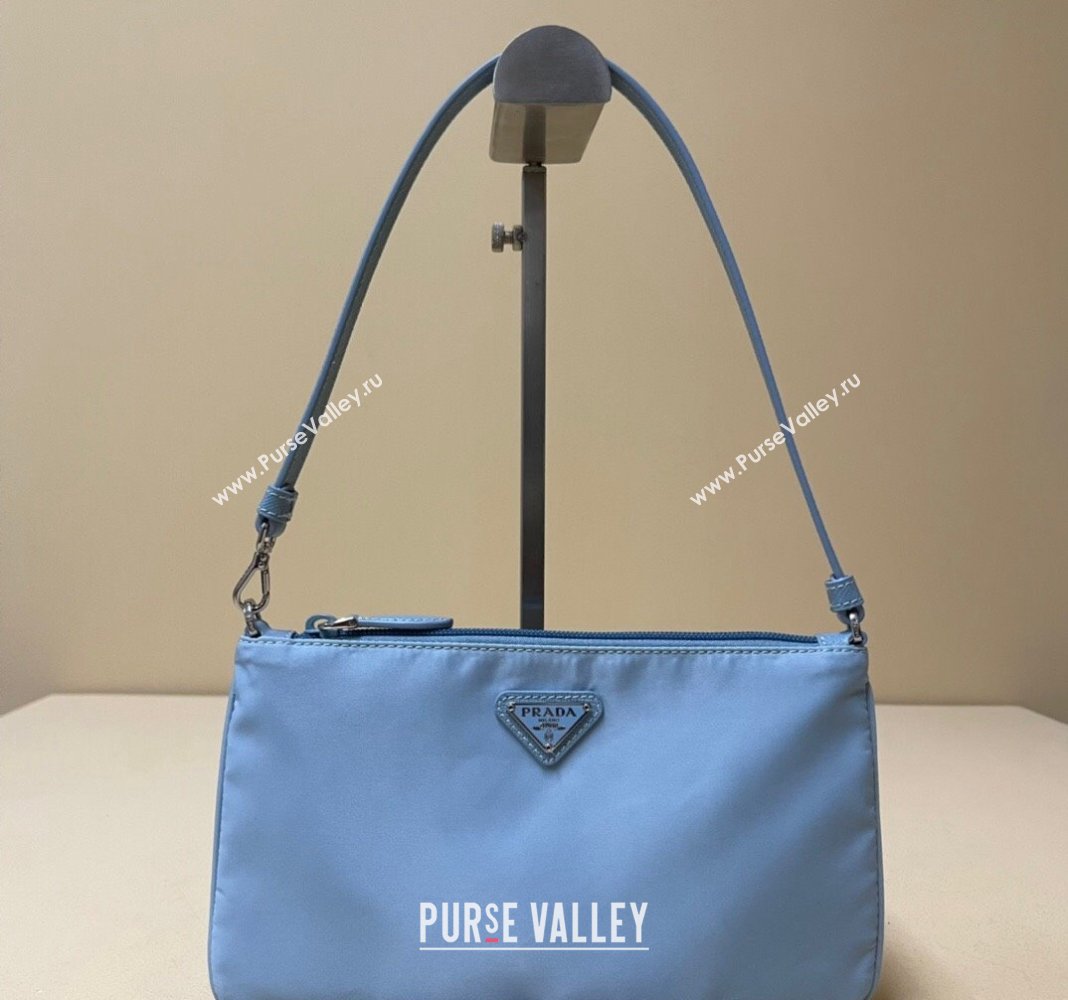 Prada Re-Nylon mini bag 1NI545 Light Blue 2023 (YZ-231129066)