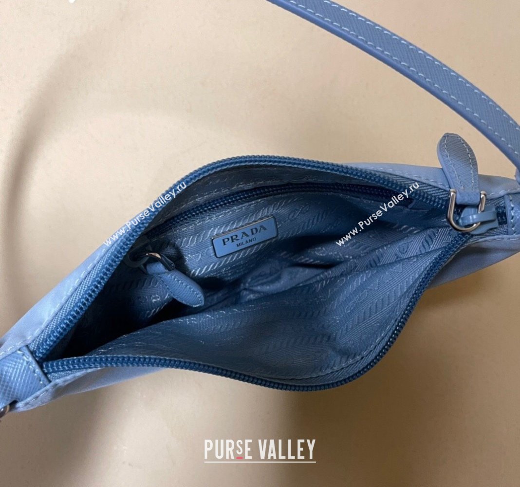 Prada Re-Nylon mini bag 1NI545 Light Blue 2023 (YZ-231129066)