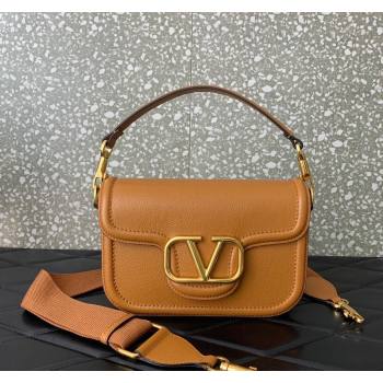 Valentino Alltime Shoulder bag in Grainy Calfskin Yellow 2023 VLTN0322 (LN-231129077)