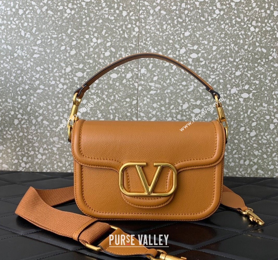 Valentino Alltime Shoulder bag in Grainy Calfskin Yellow 2023 VLTN0322 (LN-231129077)