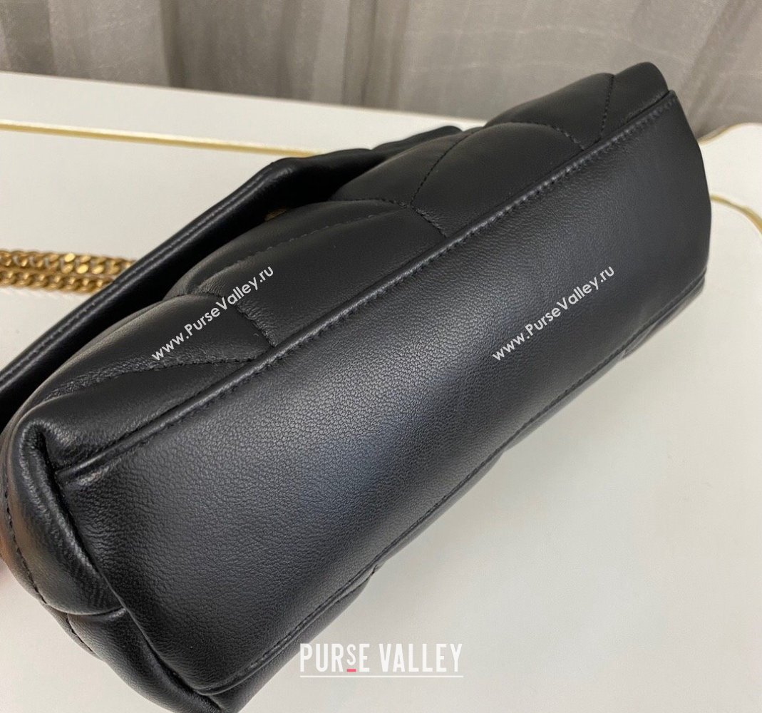 Saint Laurent Toy Puffer Bag in Lambskin 759337 Black/Gold 2023 (nana-231129043)