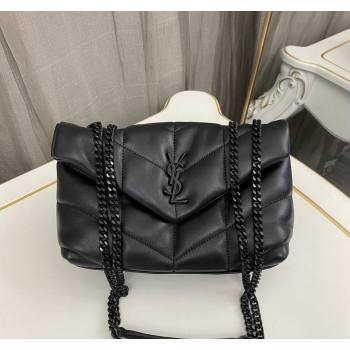 Saint Laurent Toy Puffer Bag in Lambskin 759337 All Black 2023 (nana-231129045)