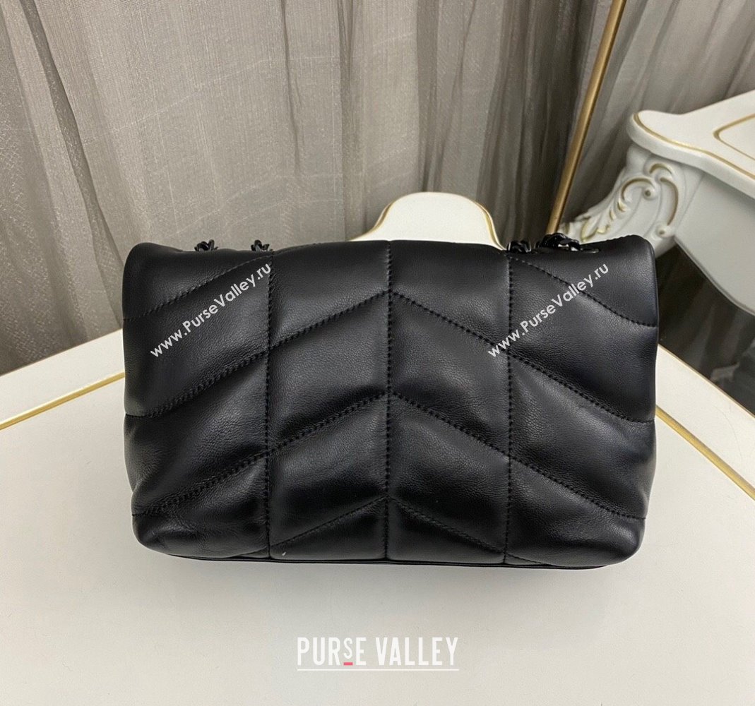 Saint Laurent Toy Puffer Bag in Lambskin 759337 All Black 2023 (nana-231129045)