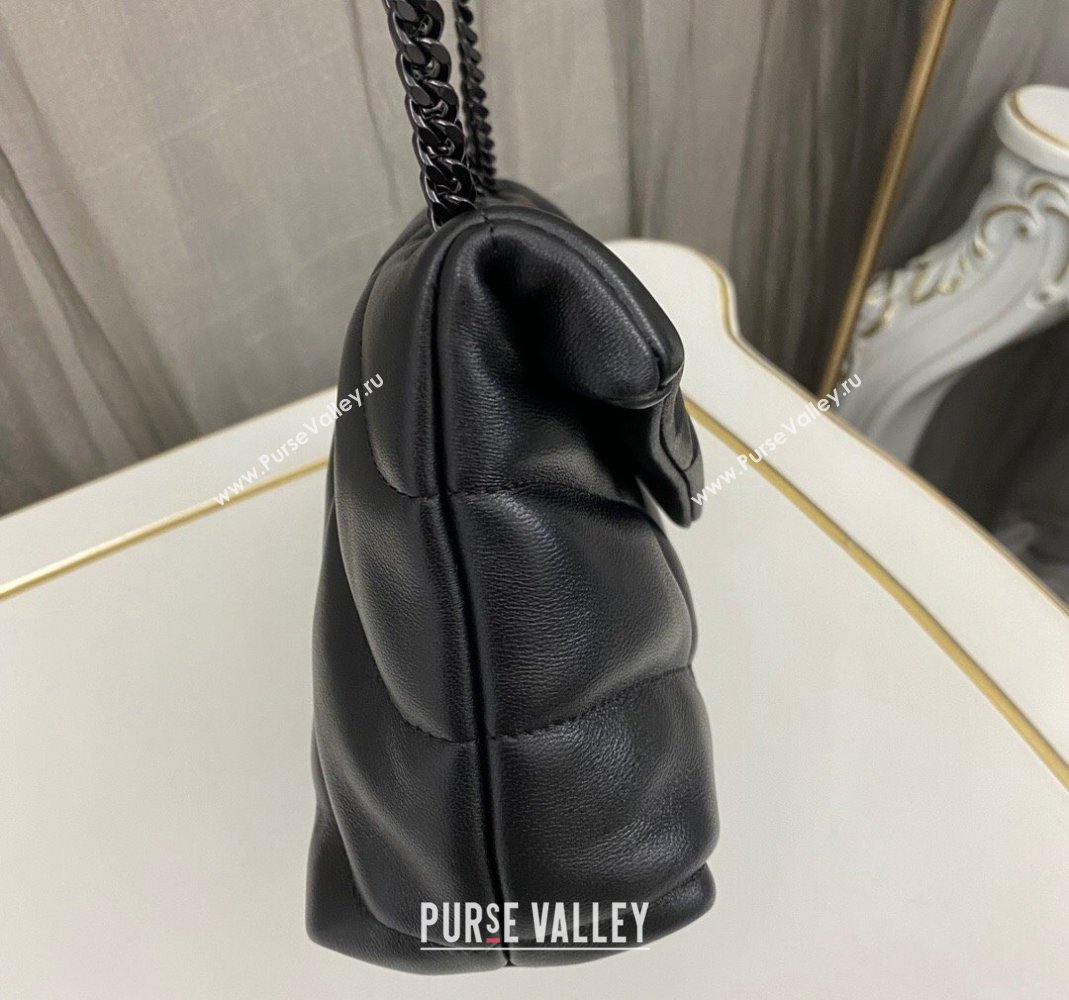 Saint Laurent Toy Puffer Bag in Lambskin 759337 All Black 2023 (nana-231129045)