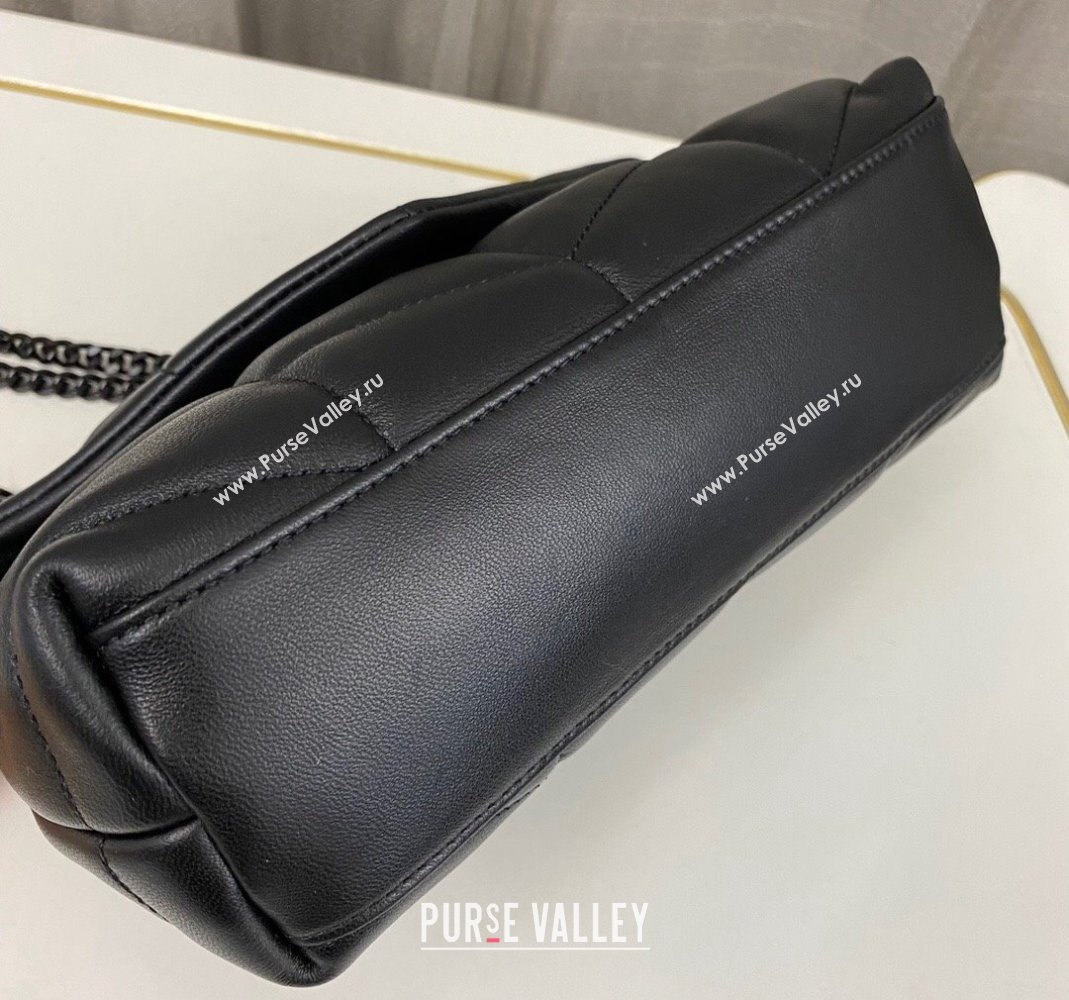 Saint Laurent Toy Puffer Bag in Lambskin 759337 All Black 2023 (nana-231129045)