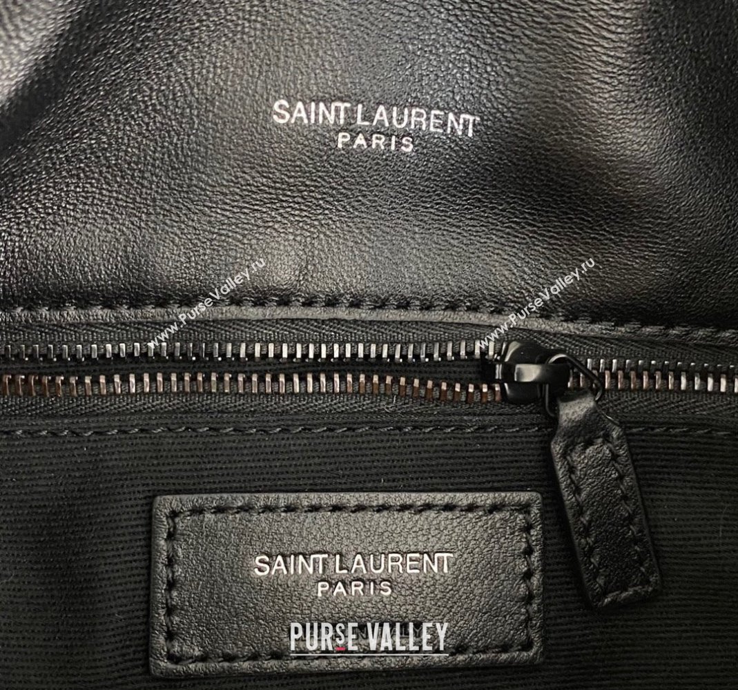 Saint Laurent Toy Puffer Bag in Lambskin 759337 All Black 2023 (nana-231129045)