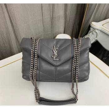 Saint Laurent Toy Puffer Bag in Lambskin 759337 Grey 2023 (nana-231129050)