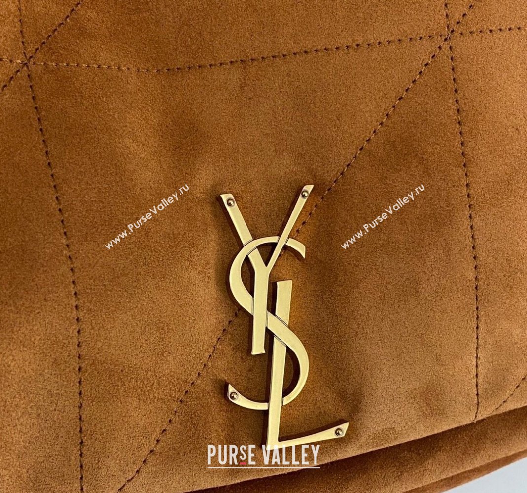 Saint Laurent Jamie 4.3 Large Bag in Suede 742431 Caramel Brown 2023 (nana-231129054)