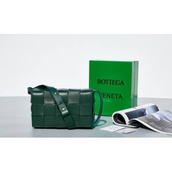 Bottega Veneta Cassette Crossbody Bag in Intrecciato Leather Raintree Green 2023 578004 (MS-231130065)