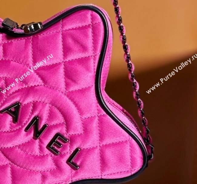 Chanel Satin Star Handbag AS4579 Dark Pink 2023 (yezi-231127009)