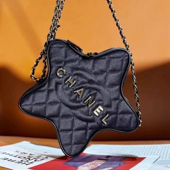 Chanel Satin Star Handbag AS4579 Black 2023 (yezi-231127011)