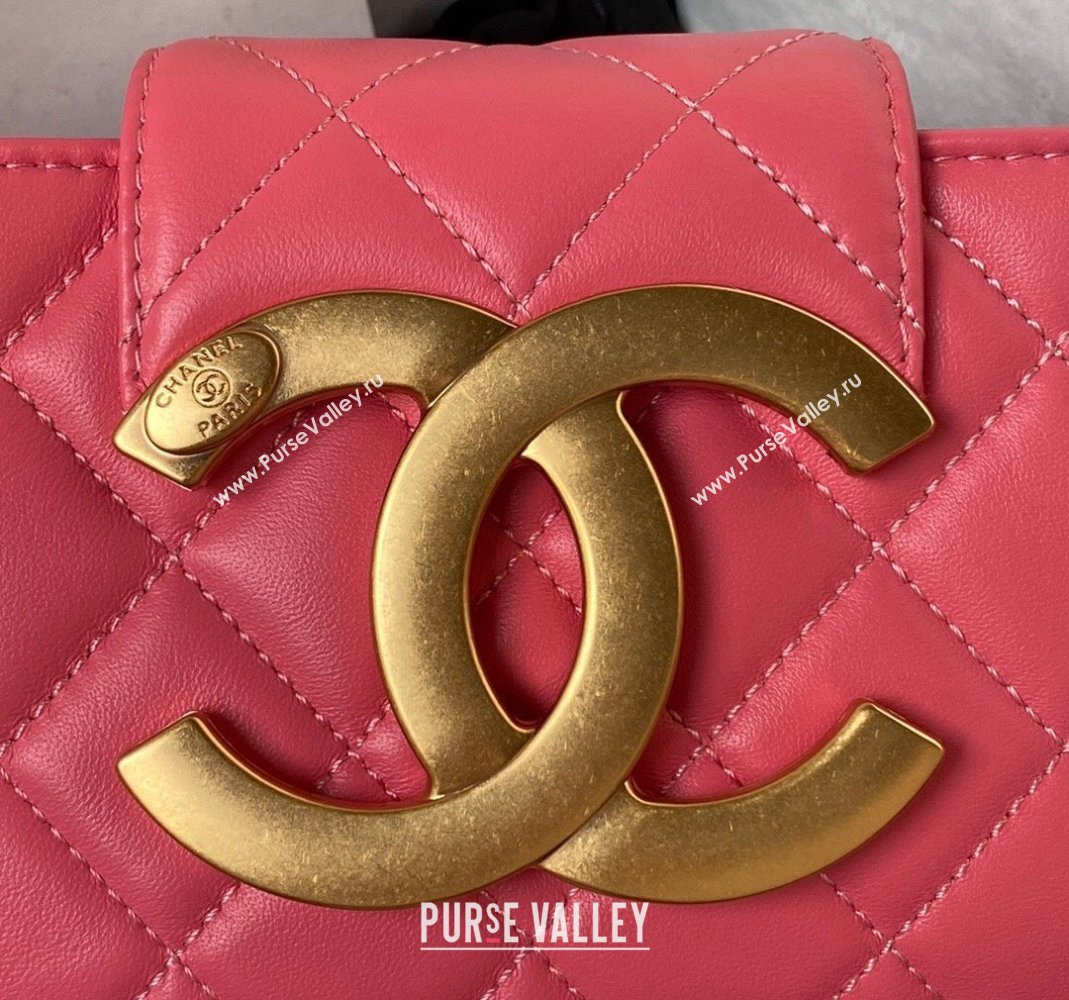 Chanel Baguette Lambskin Bag AS4611 Pink 2023 (yezi-231127023)