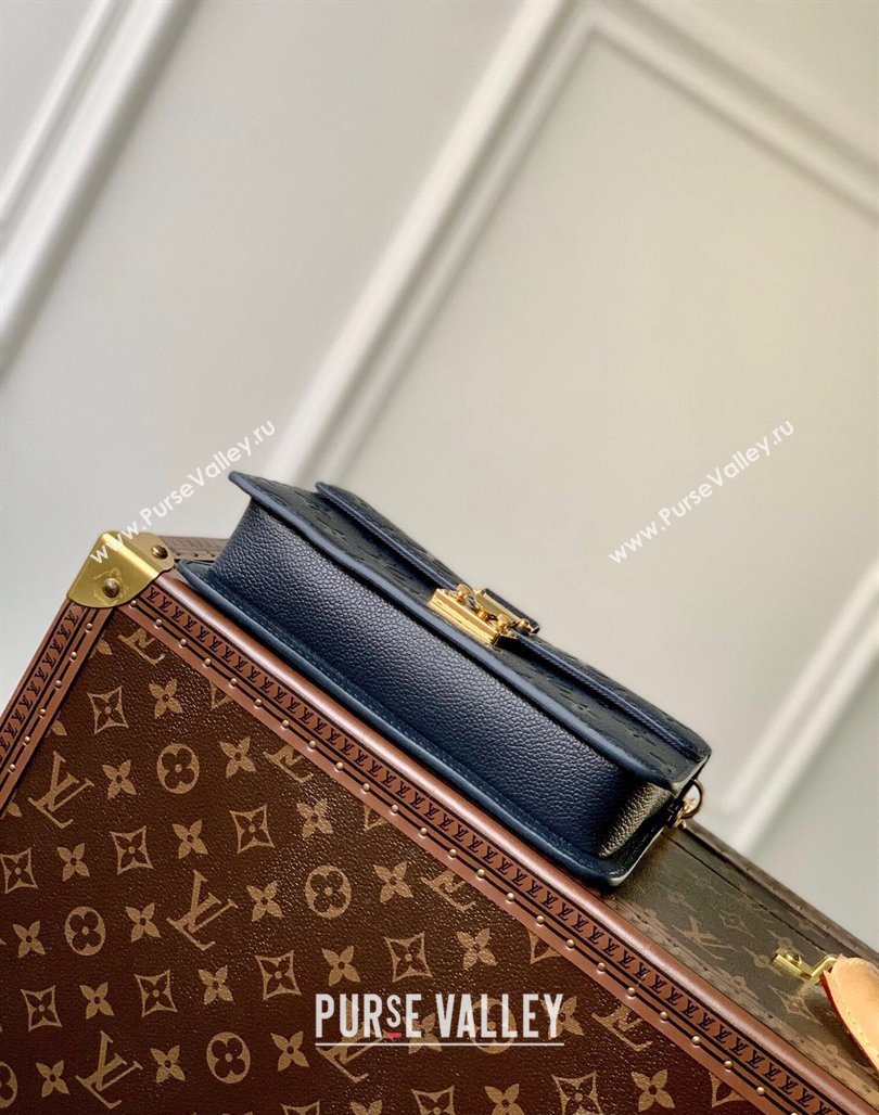 Louis Vuitton Wallet On Chain Metis Mini Bag in Monogram Empreinte Leather M82671 Dark Blue 2023 (KI-231127083)