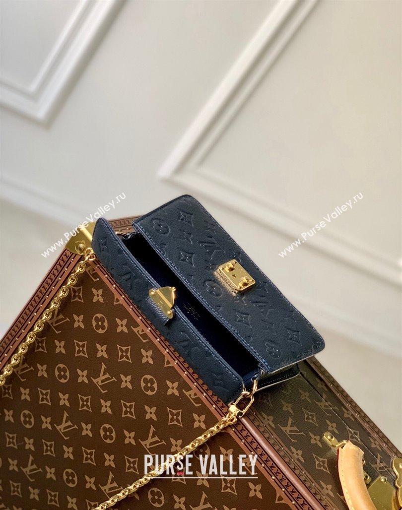 Louis Vuitton Wallet On Chain Metis Mini Bag in Monogram Empreinte Leather M82671 Dark Blue 2023 (KI-231127083)