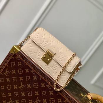 Louis Vuitton Wallet On Chain Metis Mini Bag in Monogram Empreinte Leather M82836 Cream White 2023 (KI-231127084)