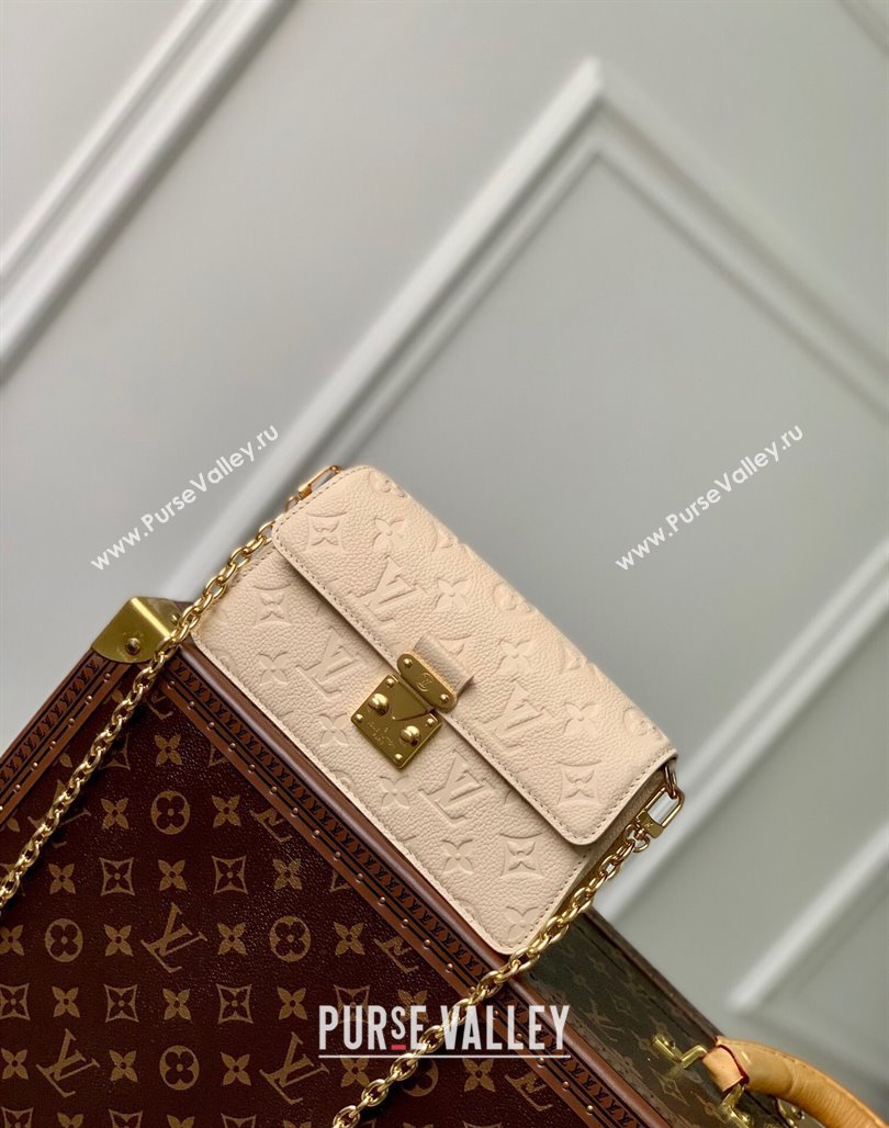 Louis Vuitton Wallet On Chain Metis Mini Bag in Monogram Empreinte Leather M82836 Cream White 2023 (KI-231127084)