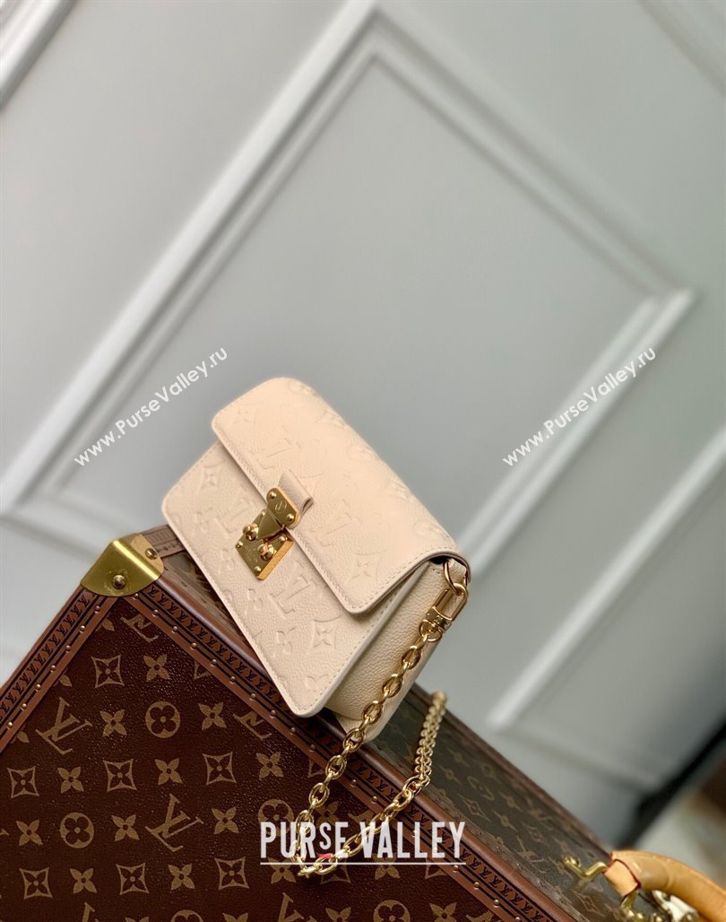 Louis Vuitton Wallet On Chain Metis Mini Bag in Monogram Empreinte Leather M82836 Cream White 2023 (KI-231127084)