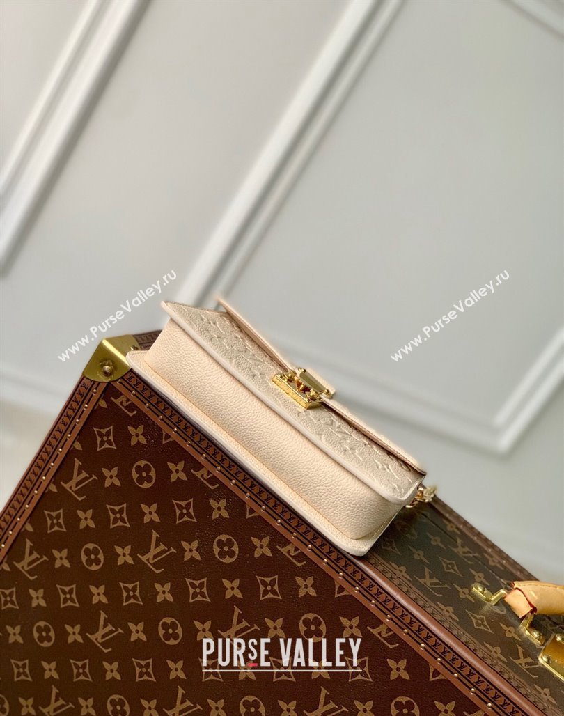 Louis Vuitton Wallet On Chain Metis Mini Bag in Monogram Empreinte Leather M82836 Cream White 2023 (KI-231127084)