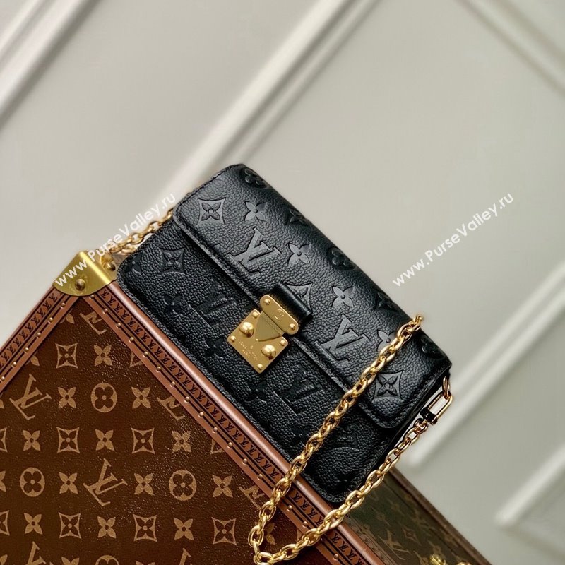 Louis Vuitton Wallet On Chain Metis Mini Bag in Monogram Empreinte Leather M82637 Black 2023 (KI-231127085)