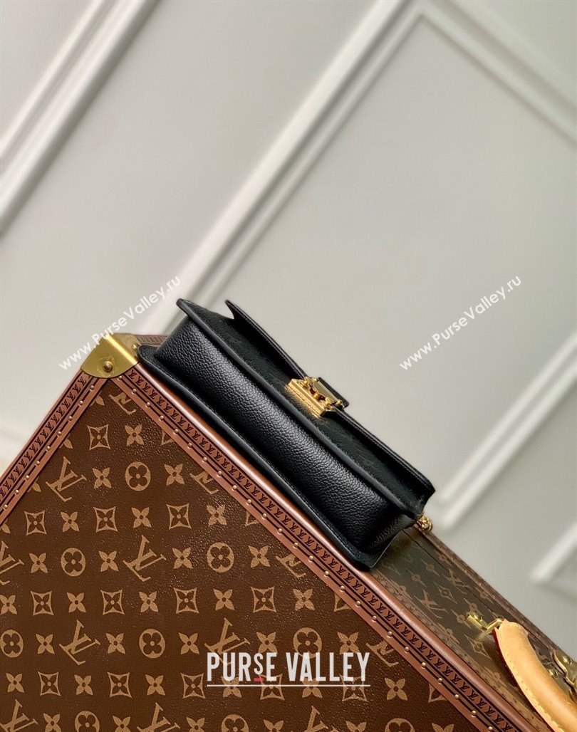 Louis Vuitton Wallet On Chain Metis Mini Bag in Monogram Empreinte Leather M82637 Black 2023 (KI-231127085)