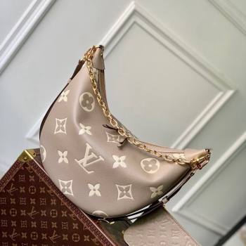 Louis Vuitton Loop Hobo Bag in Monogram Empreinte Leather M46738 Grey 2023 (KI-231127086)