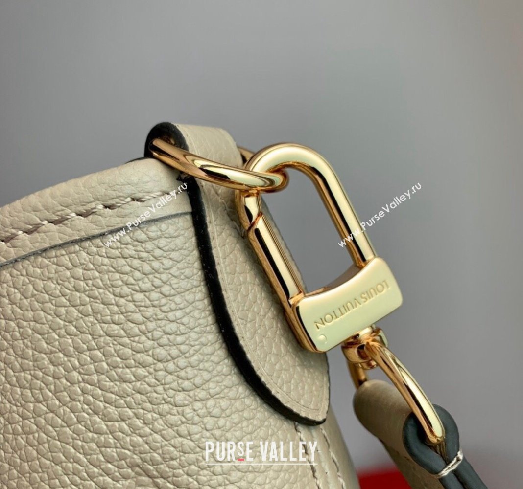 Louis Vuitton Trianon MM Top Handle Bag in Embossed Grained Leather M46504 Tourterelle Grey 2023 (KI-231127091)