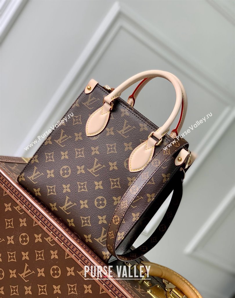 Louis Vuitton Sac Plat BB Tote bag M46265 Monogram Canvas/Nude 2023 (KI-231127094)