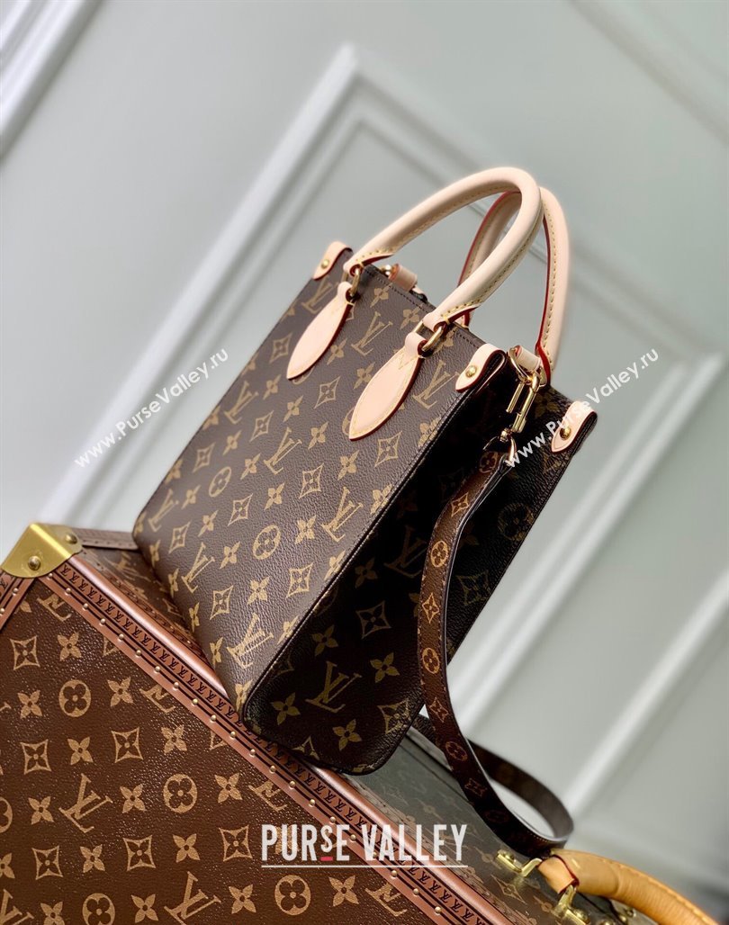 Louis Vuitton Sac Plat BB Tote bag M46265 Monogram Canvas/Nude 2023 (KI-231127094)