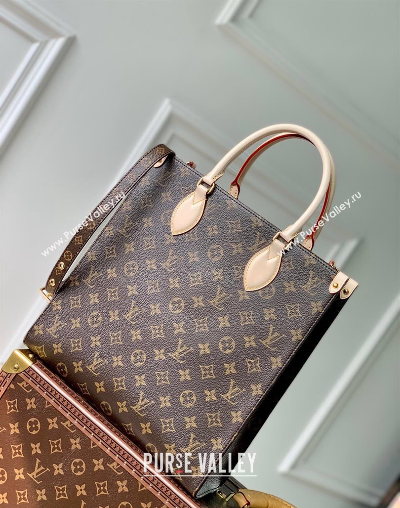 Louis Vuitton Sac Plat PM Tote bag M46263 Monogram Canvas/Nude 2023 (KI-231127095)