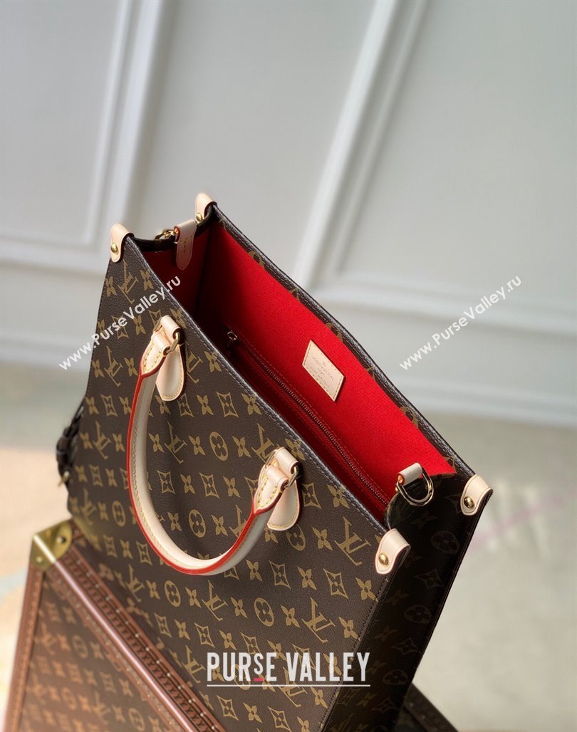 Louis Vuitton Sac Plat PM Tote bag M46263 Monogram Canvas/Nude 2023 (KI-231127095)