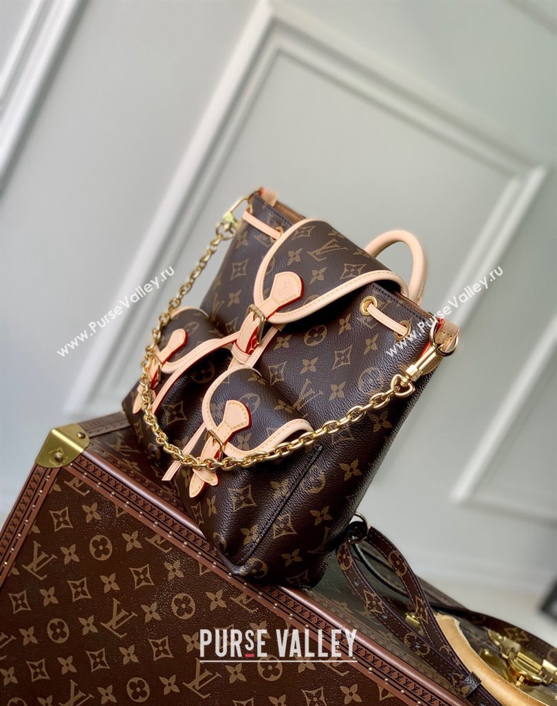 Louis Vuitton Excursion PM Backpack Bag M46932 Monogram Canvas/Nude 2023 (KI-231127096)