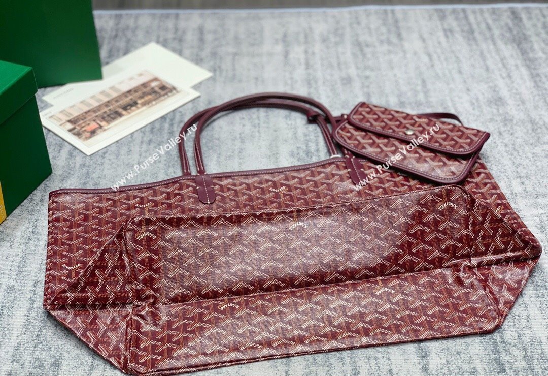 Goyard Saint Louis GM Tote Bag Burgundy 2023 020146L (ZHANG-231130025)