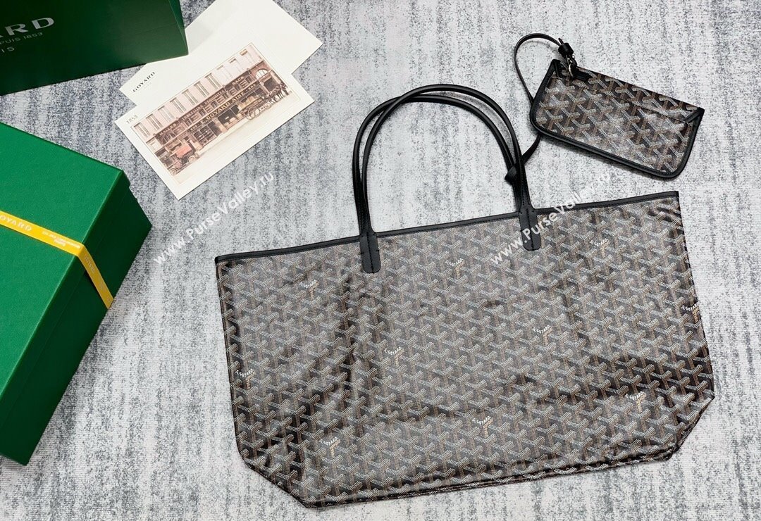 Goyard Saint Louis GM Tote Bag Black 2023 020146L (ZHANG-231130026)