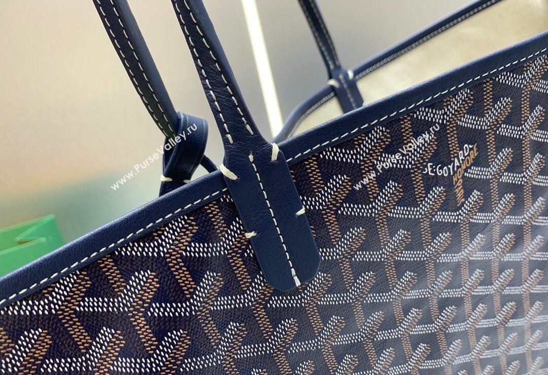 Goyard Saint Louis PM Tote Bag Dark Blue 2023 020146M (ZHANG-231130011)