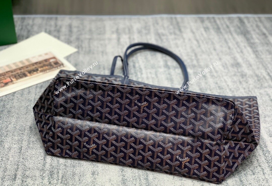 Goyard Saint Louis PM Tote Bag Dark Blue 2023 020146M (ZHANG-231130011)