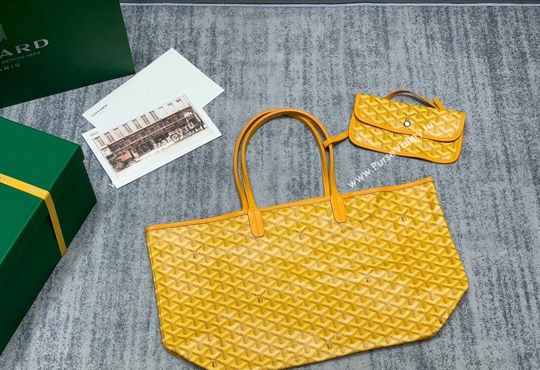 Goyard Saint Louis PM Tote Bag Yellow 2023 020146M (ZHANG-231130012)