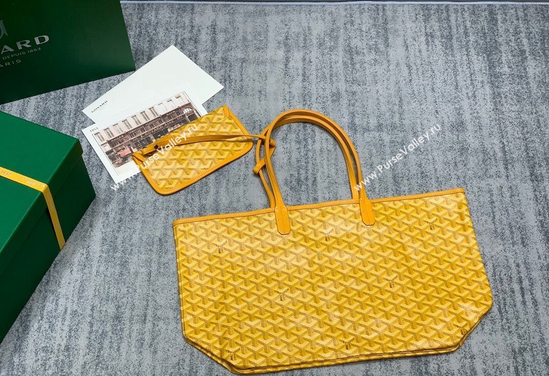 Goyard Saint Louis PM Tote Bag Yellow 2023 020146M (ZHANG-231130012)