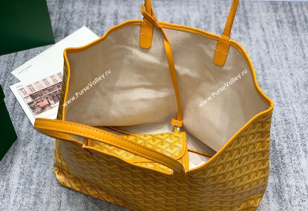 Goyard Saint Louis PM Tote Bag Yellow 2023 020146M (ZHANG-231130012)