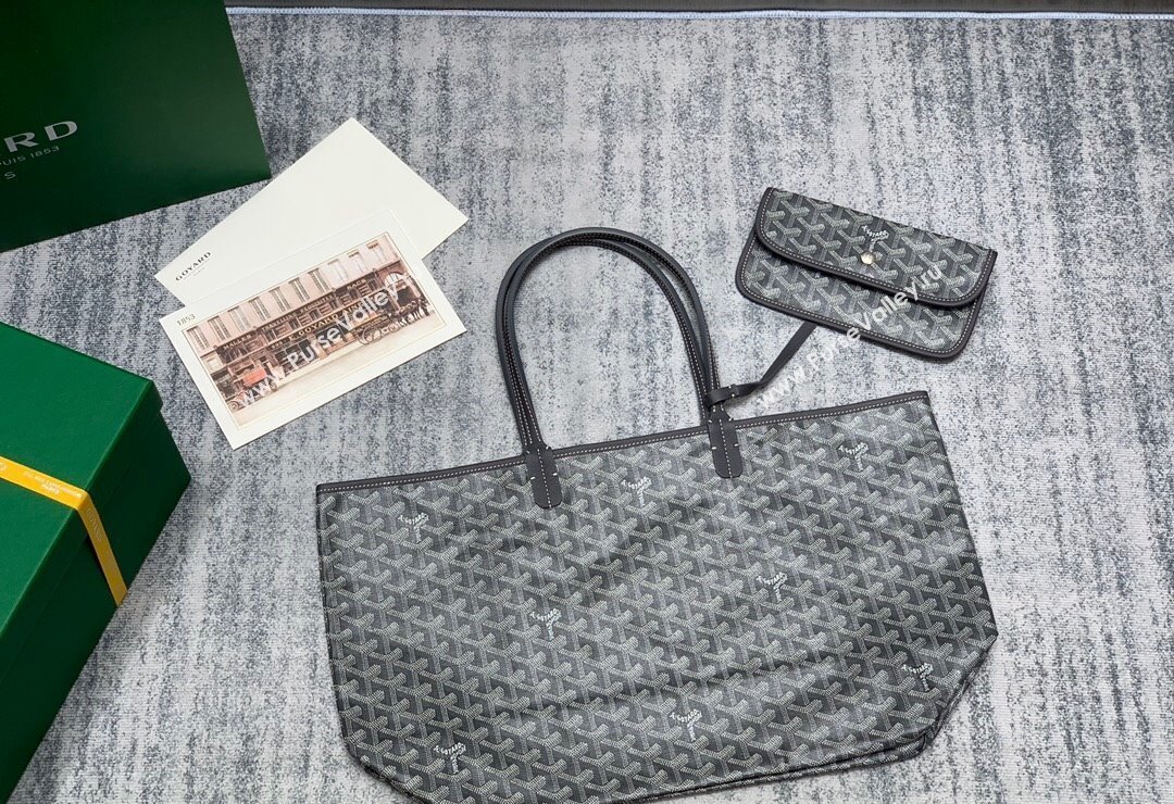 Goyard Saint Louis PM Tote Bag Grey 2023 020146M (ZHANG-231130013)