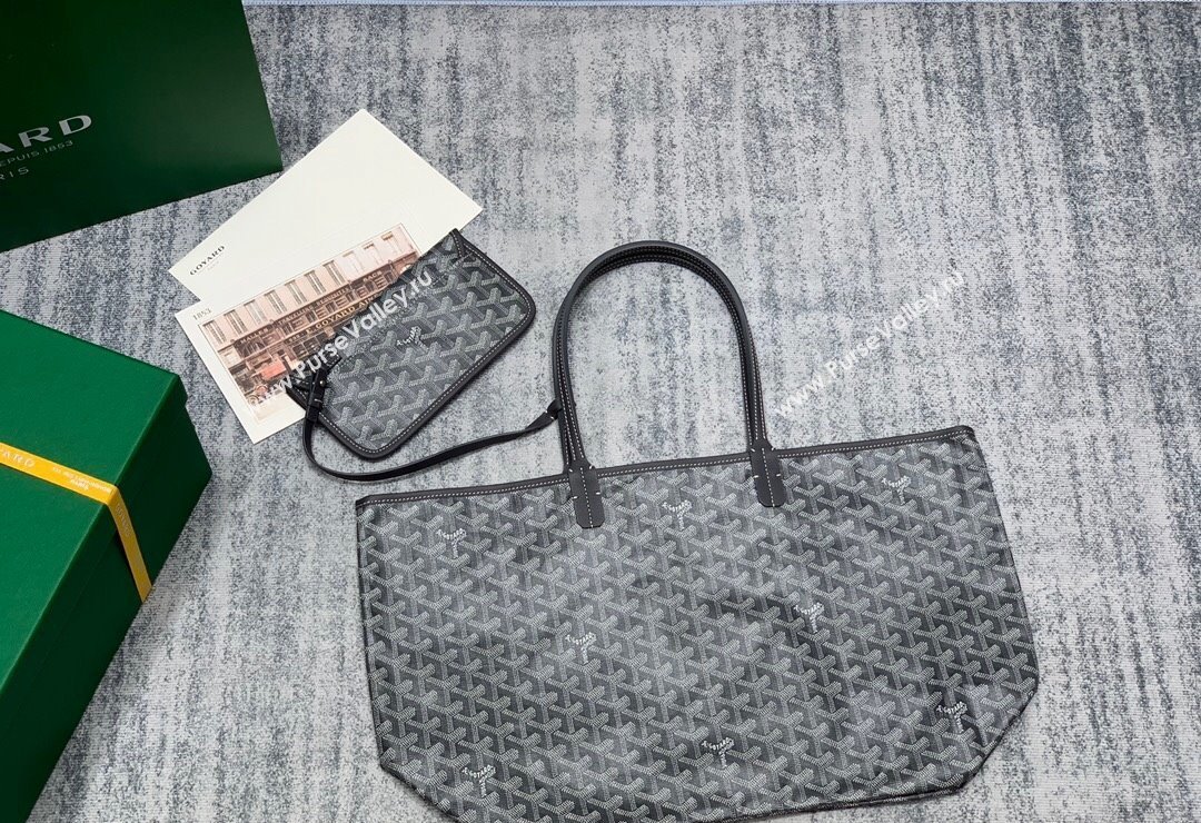 Goyard Saint Louis PM Tote Bag Grey 2023 020146M (ZHANG-231130013)