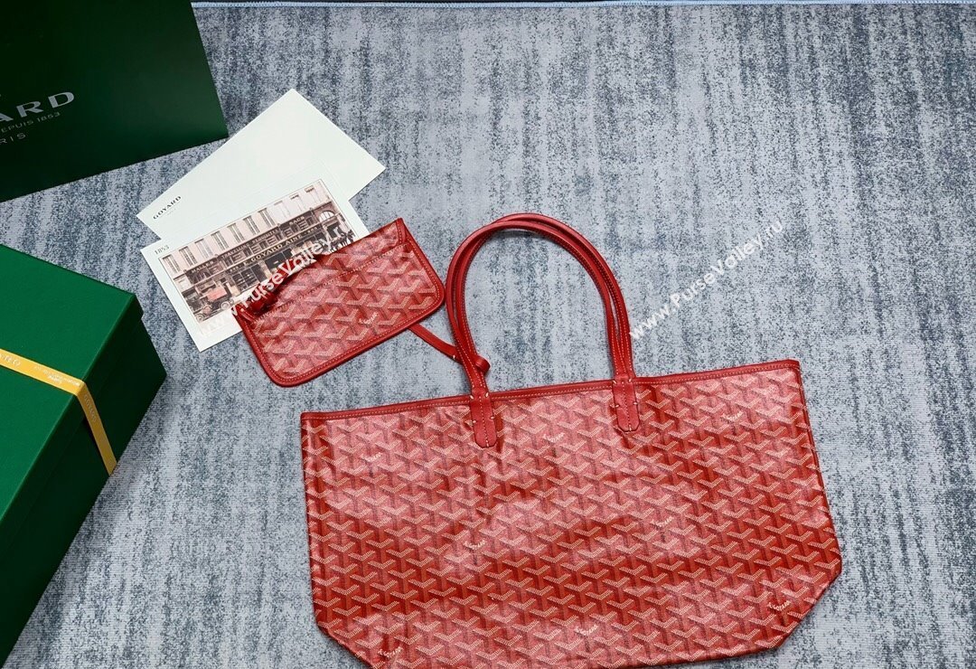 Goyard Saint Louis PM Tote Bag Red 2023 020146M (ZHANG-231130014)