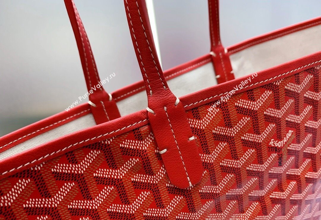 Goyard Saint Louis PM Tote Bag Red 2023 020146M (ZHANG-231130014)