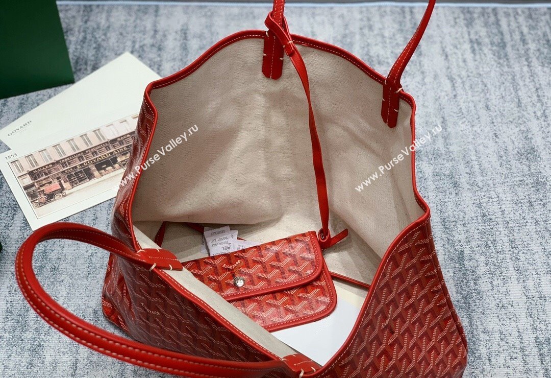 Goyard Saint Louis PM Tote Bag Red 2023 020146M (ZHANG-231130014)