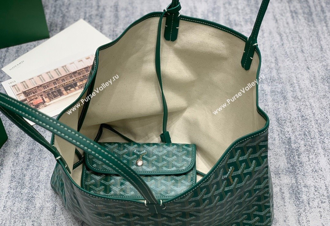 Goyard Saint Louis PM Tote Bag Green 2023 020146M (ZHANG-231130015)