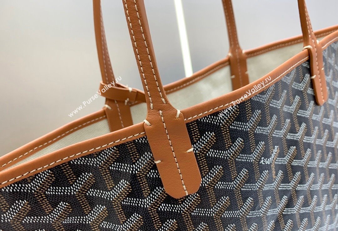 Goyard Saint Louis PM Tote Bag Brown 2023 020146M (ZHANG-231130016)