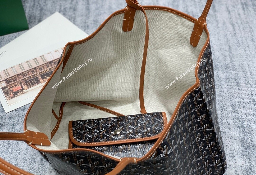 Goyard Saint Louis PM Tote Bag Brown 2023 020146M (ZHANG-231130016)